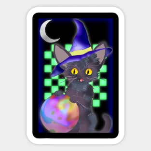 witch kitty Sticker